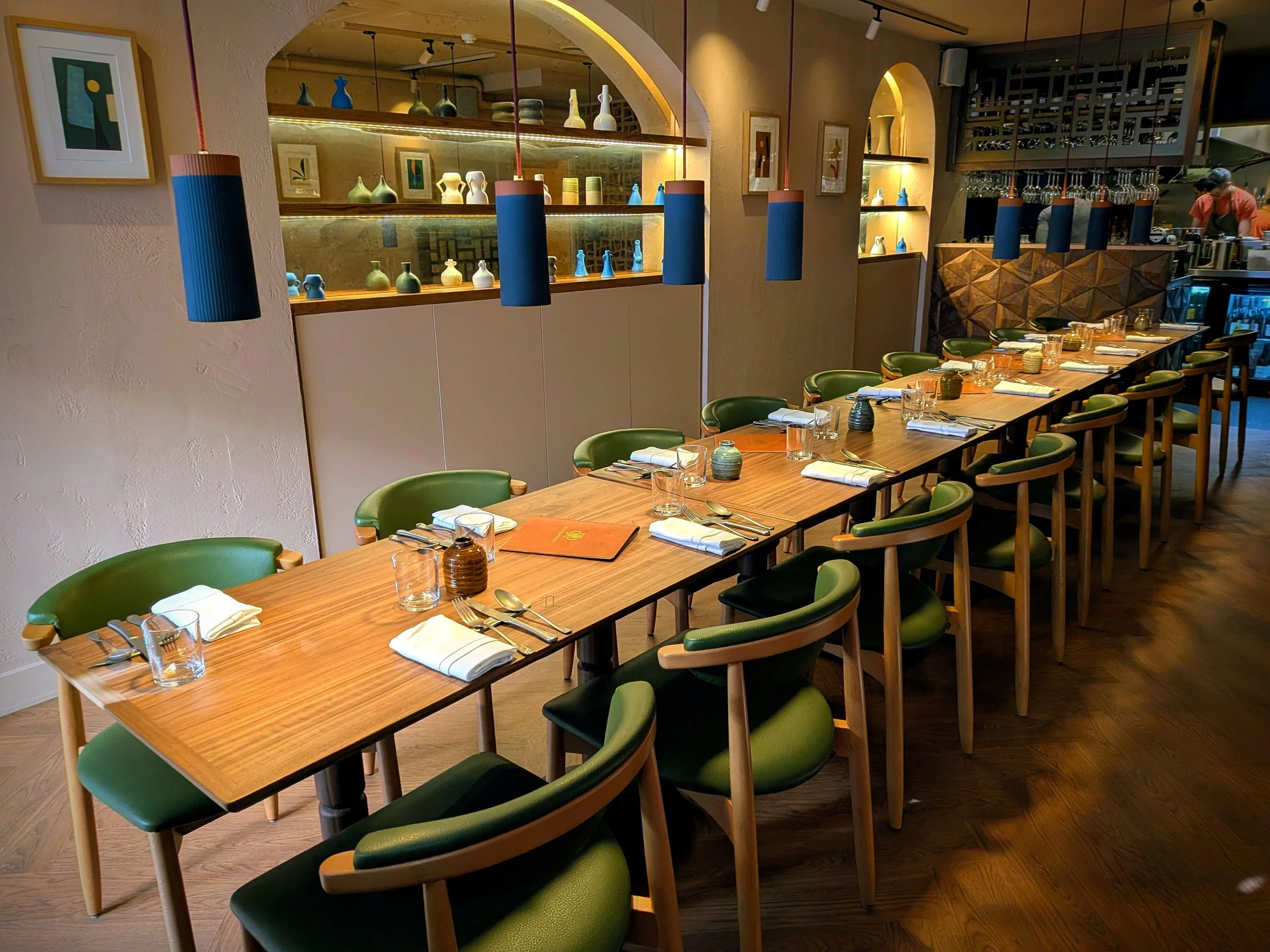 Ground floor group table configuration